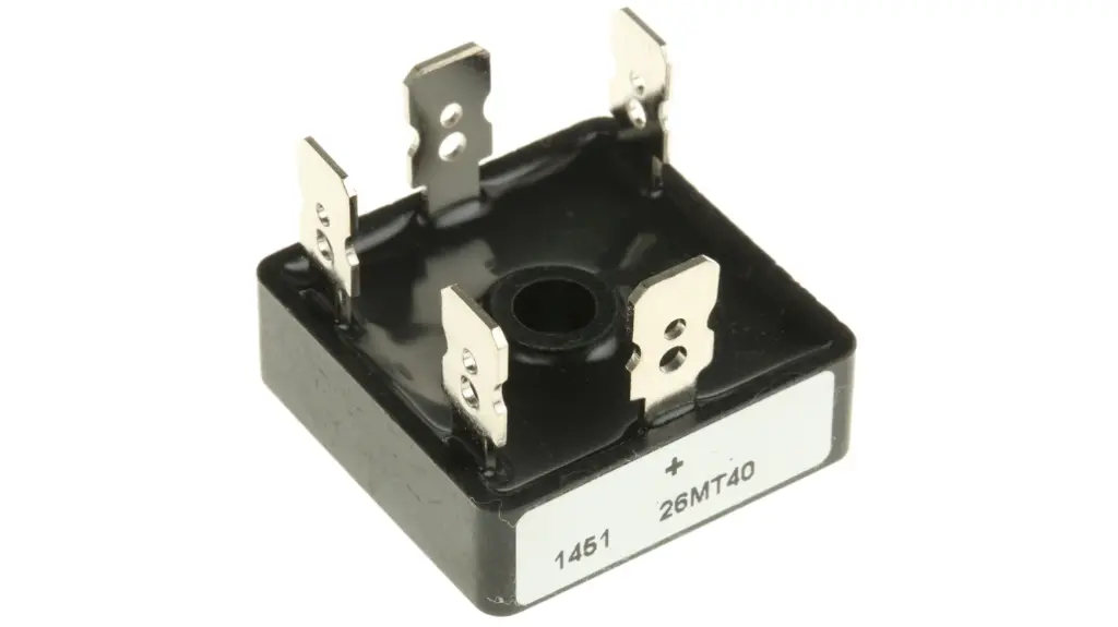 Puente de Diodos Trifásico 1600V 35A 36MB160A Encapsulado D-34A