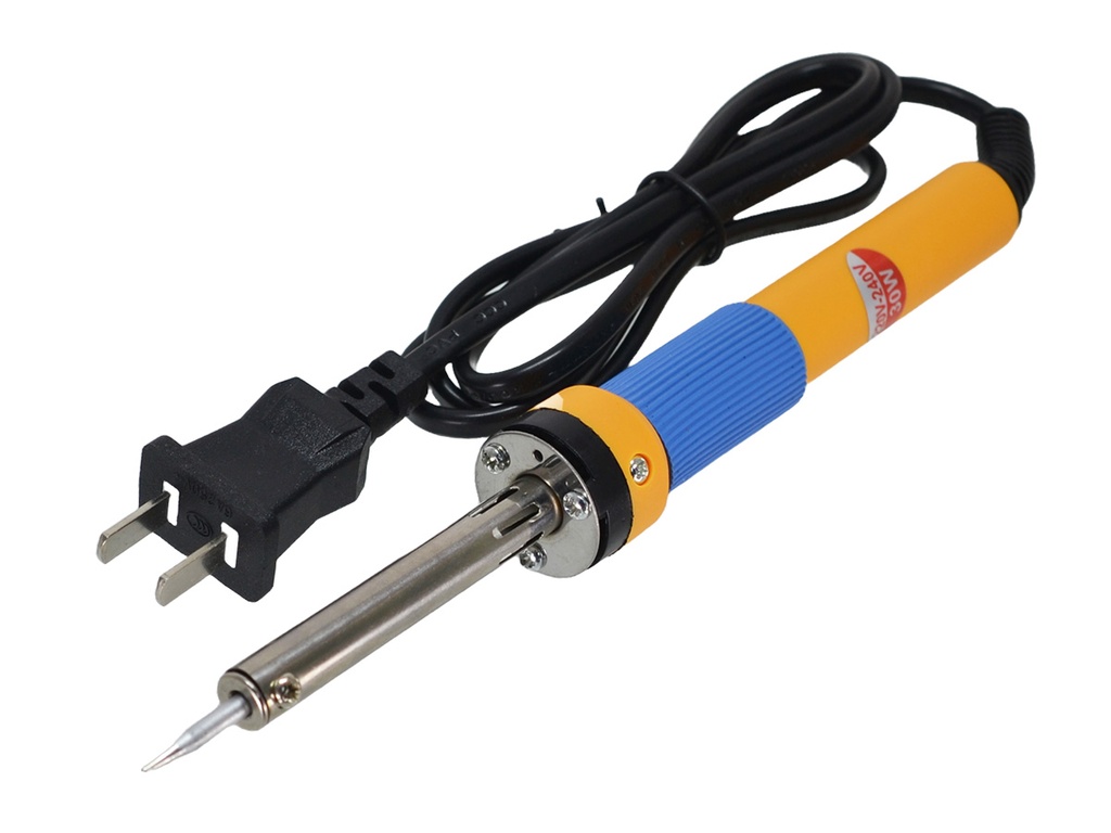 Cautin de 30 Watts 220VAC para Soldar con Estaño, Enchufe americano