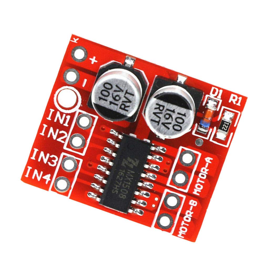 MMX1508 Modulo Controlador de Motor Mini L298N, 1.5A, 2 vías, PWM, Puente H 