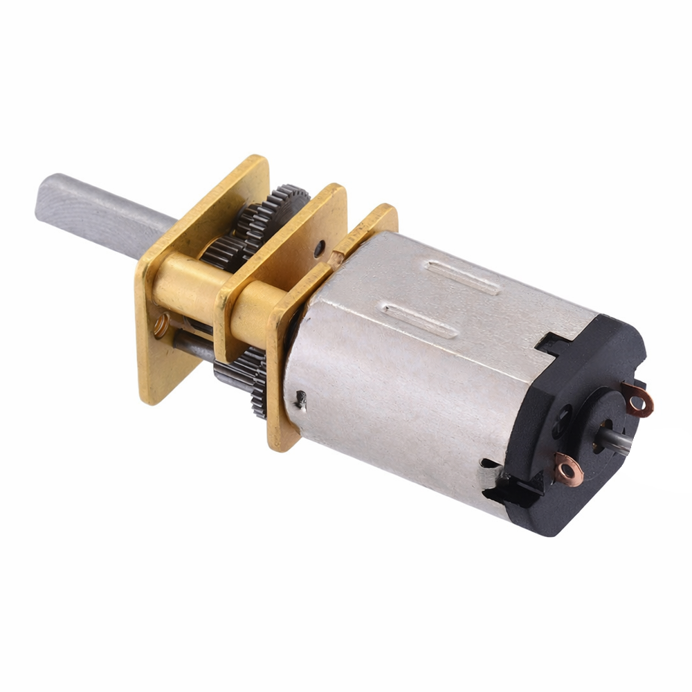 Micro Motor con Reductor N20 para Robótica 6 VDC 30 RPM 