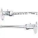Calibrador Digital Vernier de 150 mm / 6" en Acero Inoxidable – Alta Precisión Franko