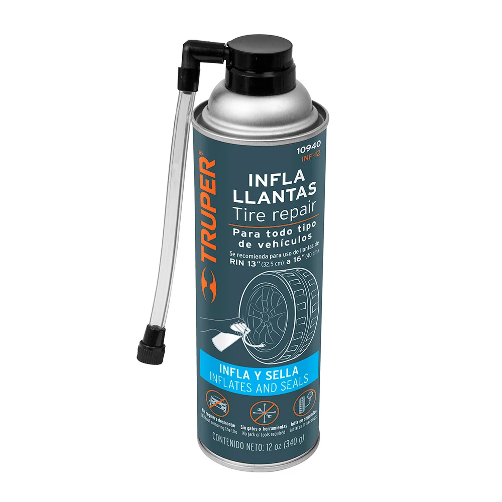 Inflallantas de 12 oz (340 g), Truper 10940