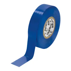 Cinta Aislante de 18 mt x 19 mm, Azul, Truper 12505