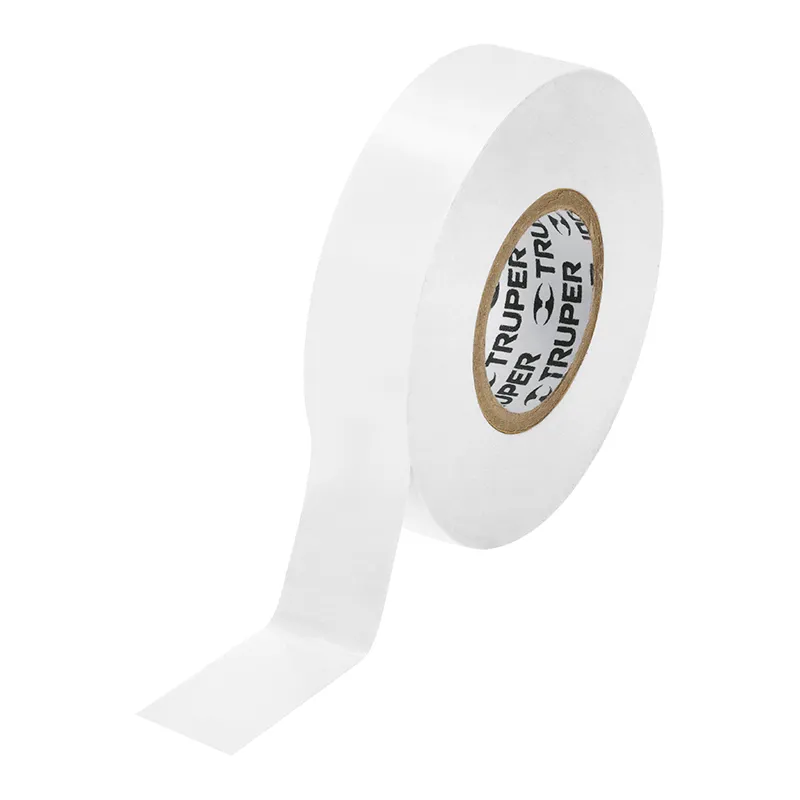 Cinta Aislante de 18 mt x 19 mm, Blanca, Truper 12506