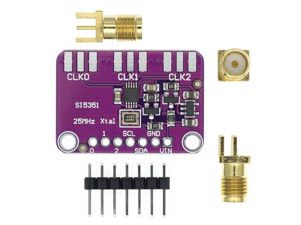 Generador Programable I2C Si5351 Generador de Reloj 8 KHz a 160 MHz 