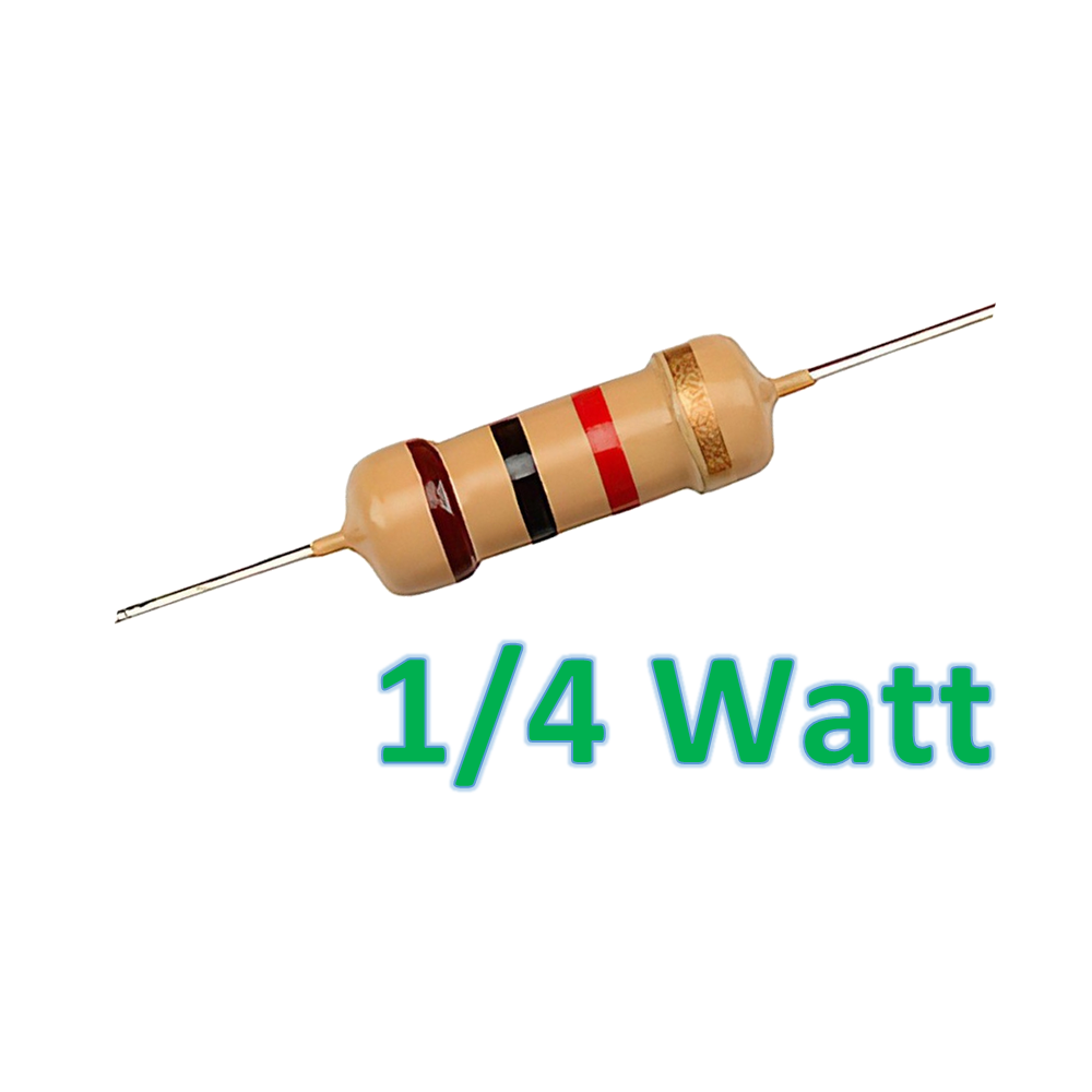 Resistencia de Película de Carbono 1/4 W 5% 