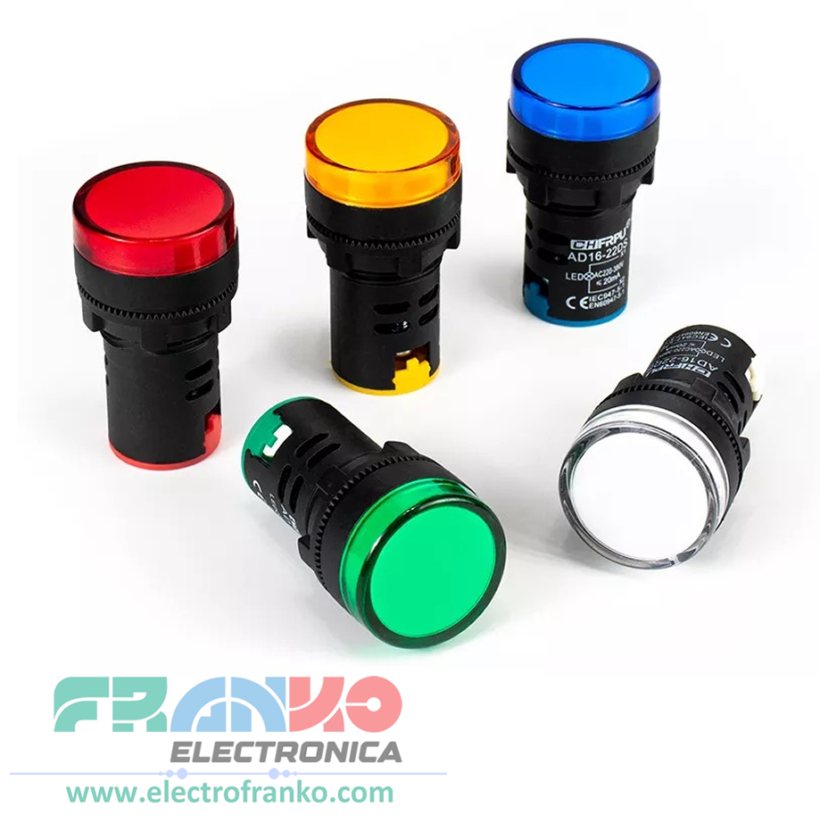 Indicador Luminoso de LEDS para Panel 220VAC Lampara Piloto de Señal 