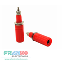 Conector Tipo Banana 4mm con Tuerca de Poste