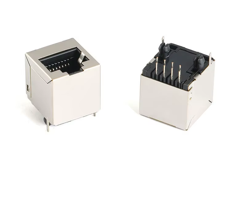 Conector RJ45 Hembra Metálico 8P8C 5224 – Vertical 180°