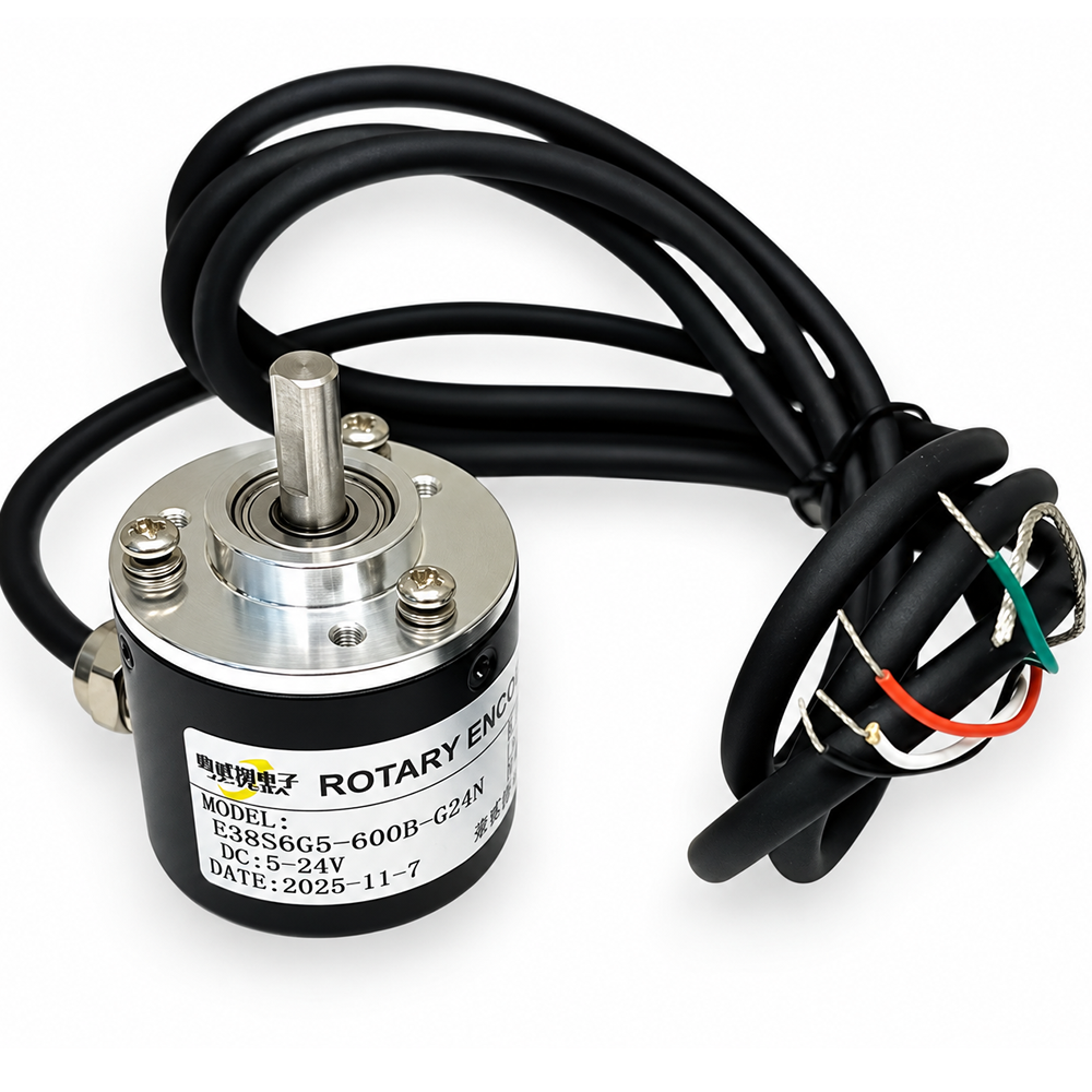 Encoder Rotatorio Incremental Fotoeléctrico – 600 PPR – Alimentación 5–24V
