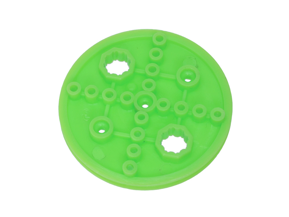 Polea Plastica de 48mm para Motor, Agujero de 2mm