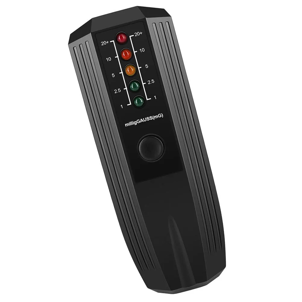 Medidor EMF Digital – Probador de Radiacion Electromagnética con Indicador LED y Medición de Gauss