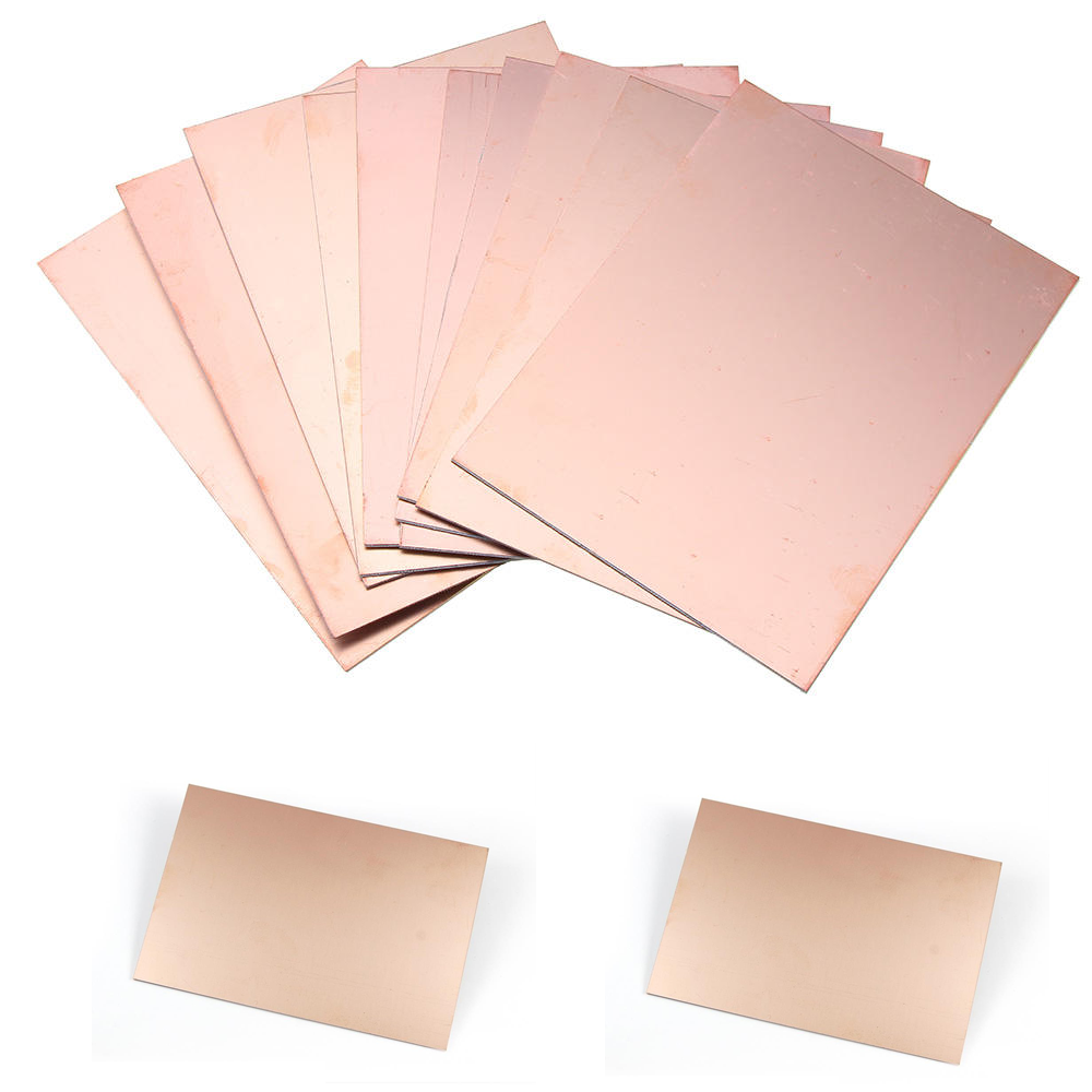 Placa de Fibra de Vidrio FR4 2 Caras para Fabricación de PCB – Varias Dimensiones