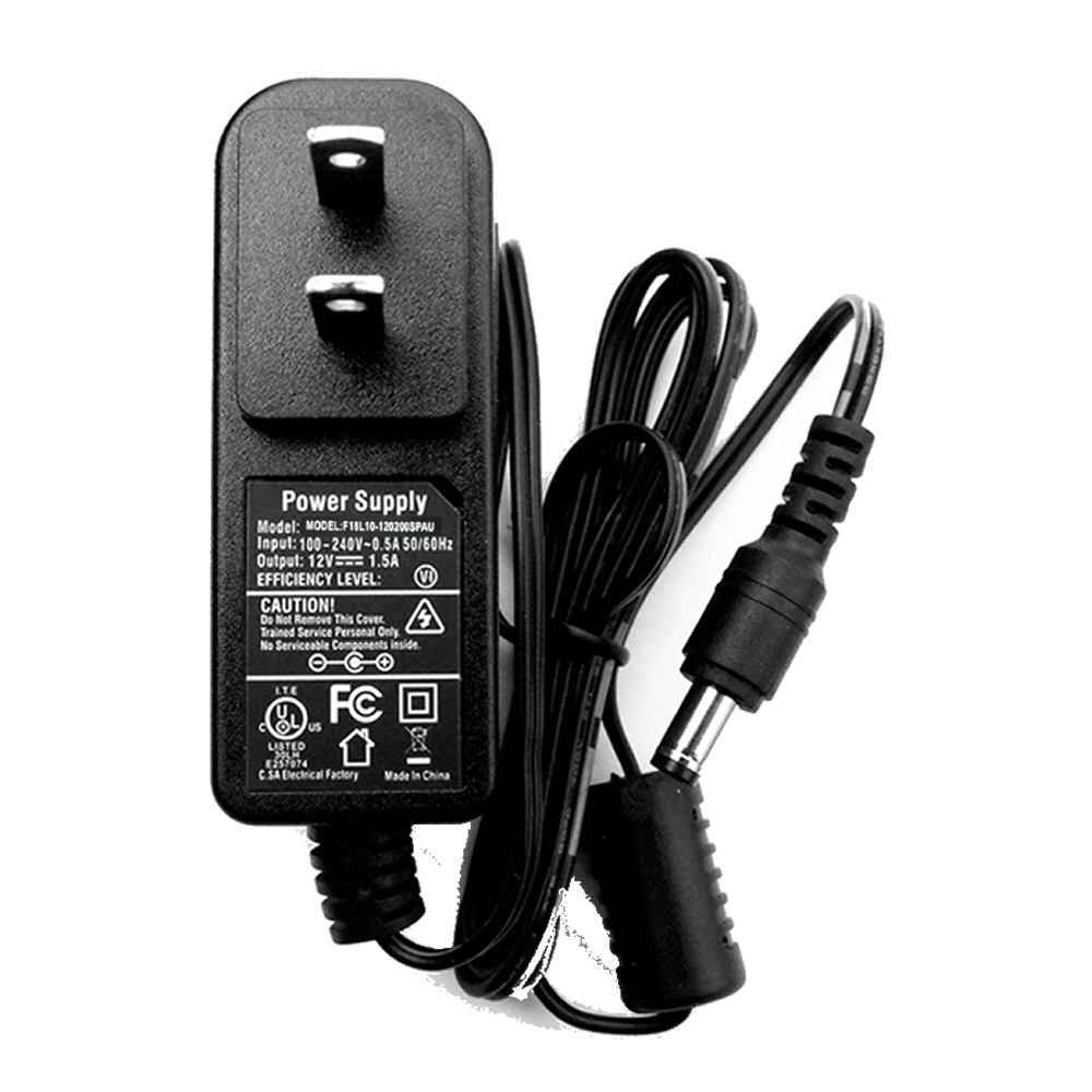 Fuente de Alimentación Switching 12V 1.5A AC/DC – Conector 5.5×2.1 mm