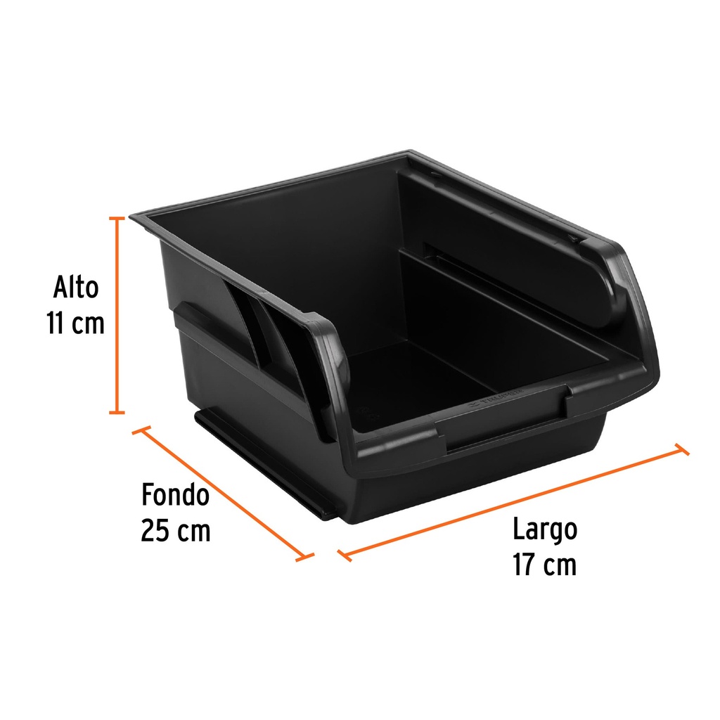 Gaveta Apilable #3 de Plástico, 25 x 17 x 11 cm, 10890 TRUPER