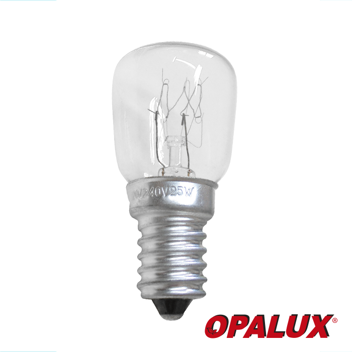 Foco Pebetero Transparente 15W E14 220V "OPALUX"  