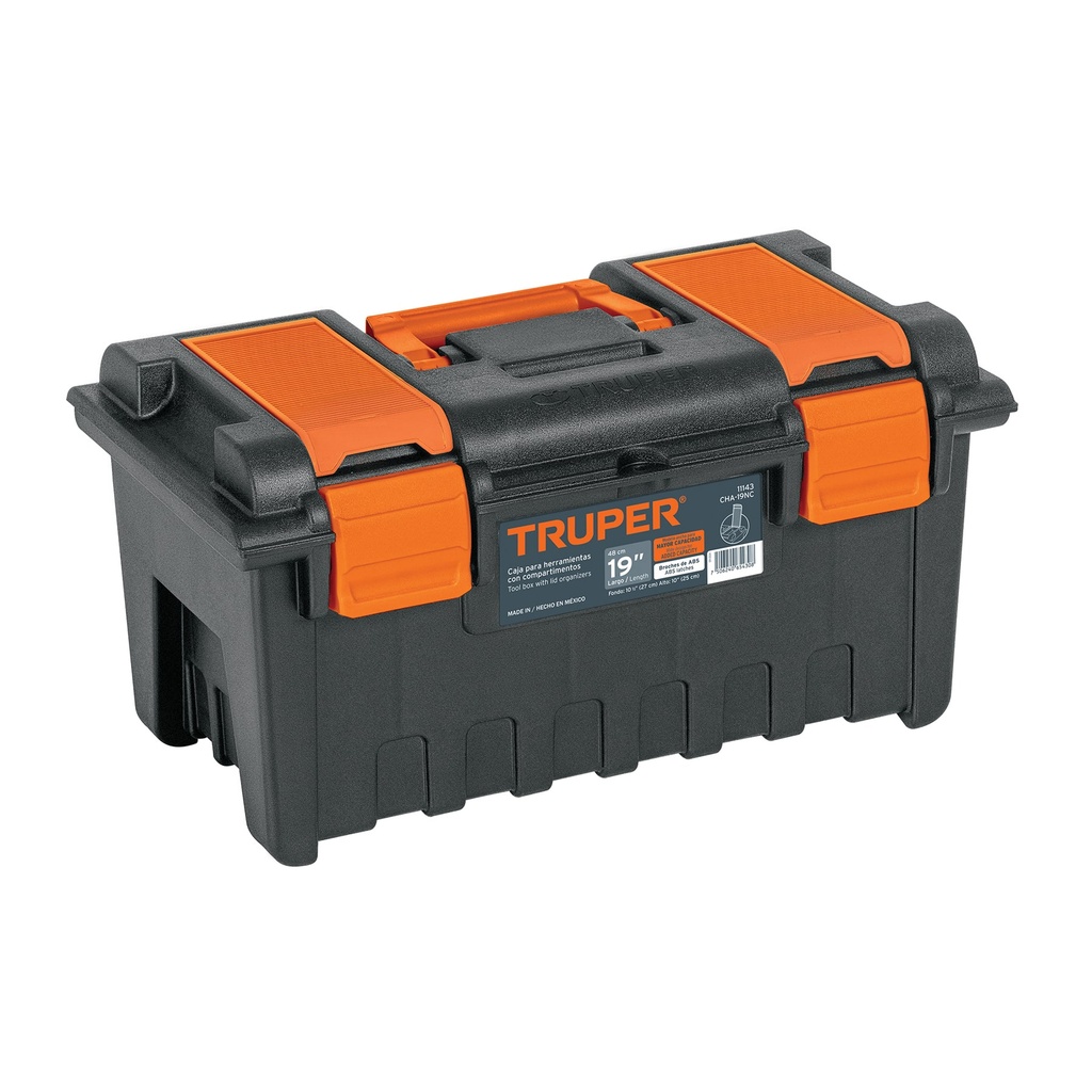 CHA-19NC Caja para Herramienta de 19" con Compartimentos, TRUPER 11143