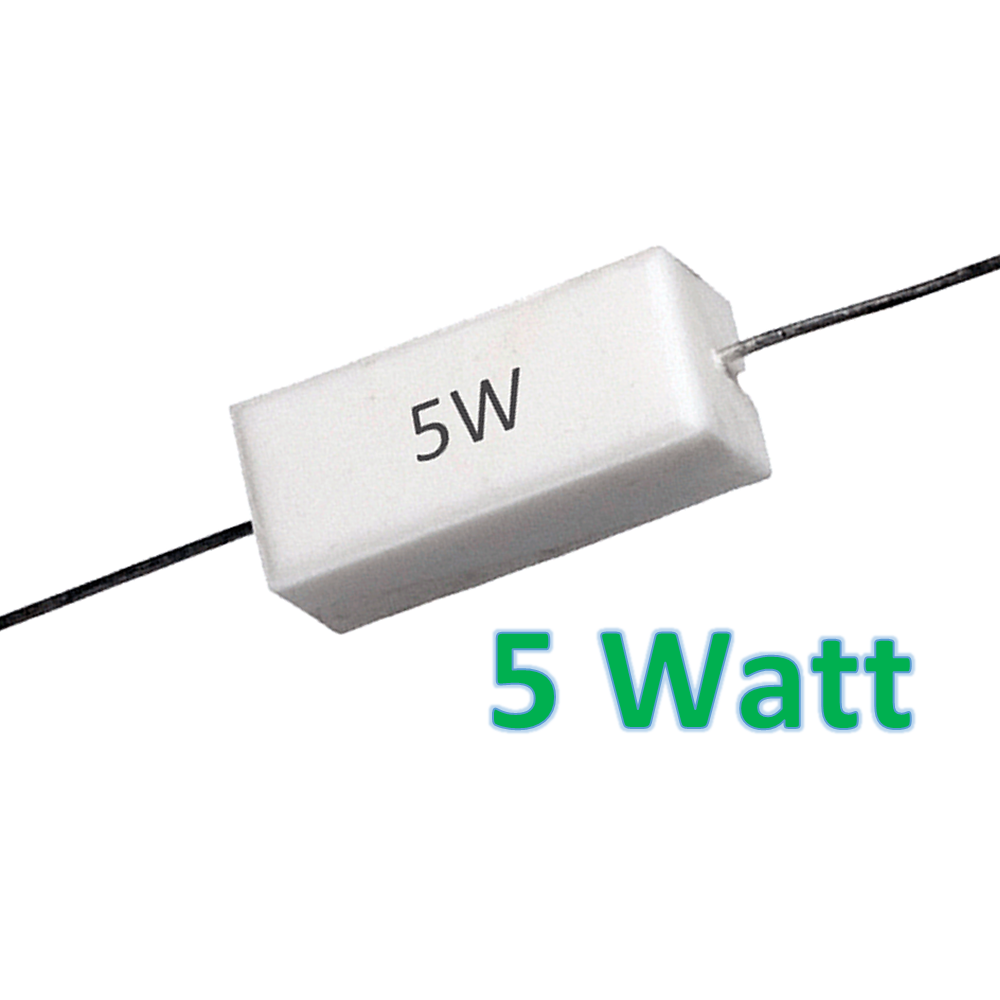 Resistencia Bobinada de Alambre 5 Watt 5%