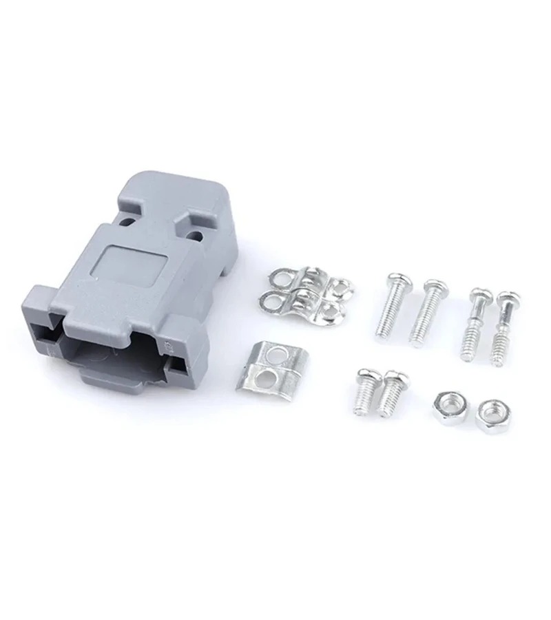 Cubierta de Plástico para Conector VGA DB15 Pin KIT, Capucha DB25 