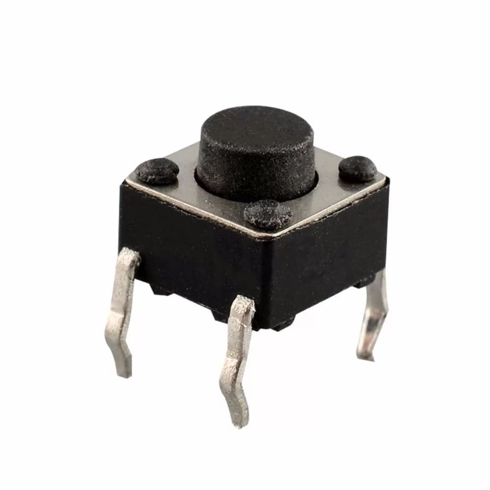 Tact Switch Normalmente Abierto de 4 Pines 4 x 4 x 5 mm de Alto Push Button Super Miniatura