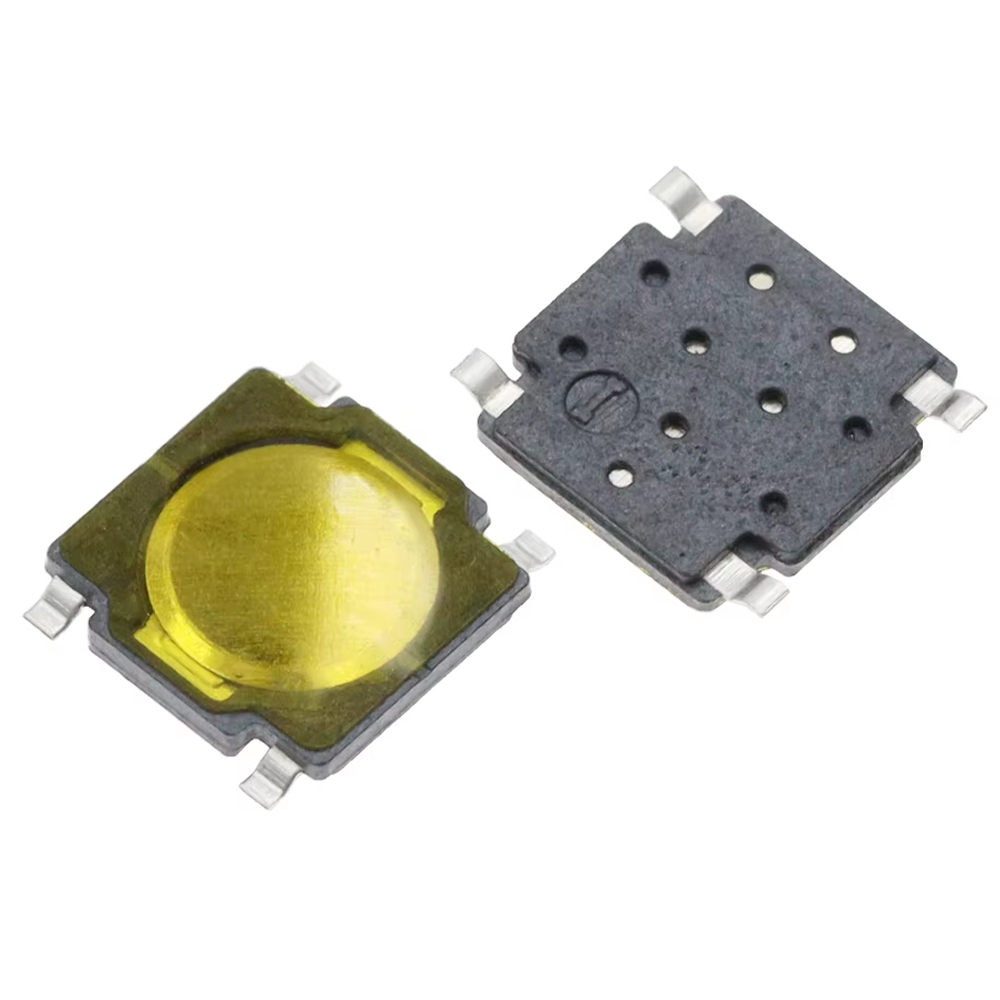 Tact Switch Normalmente Abierto de 4 Pines 4.5 x 4.5 mm de Miniatura SMD