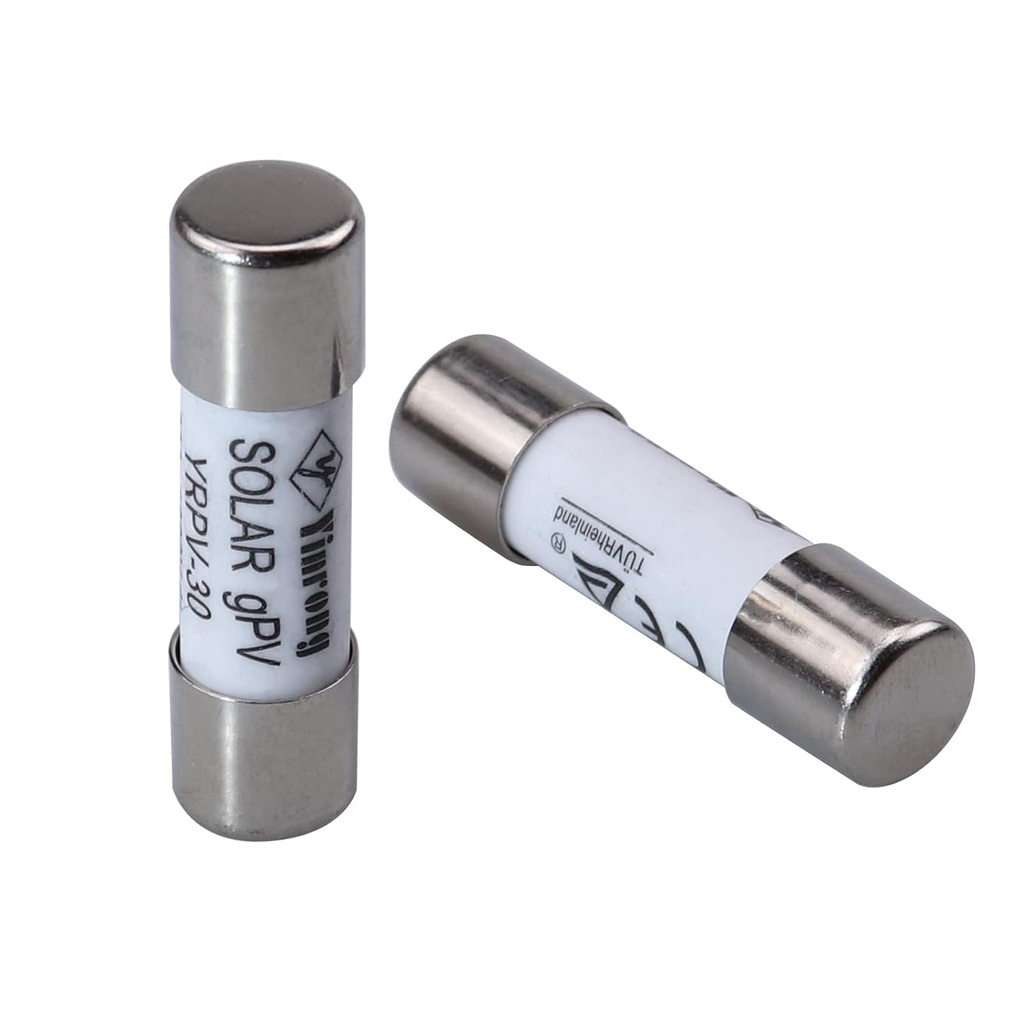 Fusible Ceramico ZTPV-25 10x38 mm Alta Capacidad para Protección