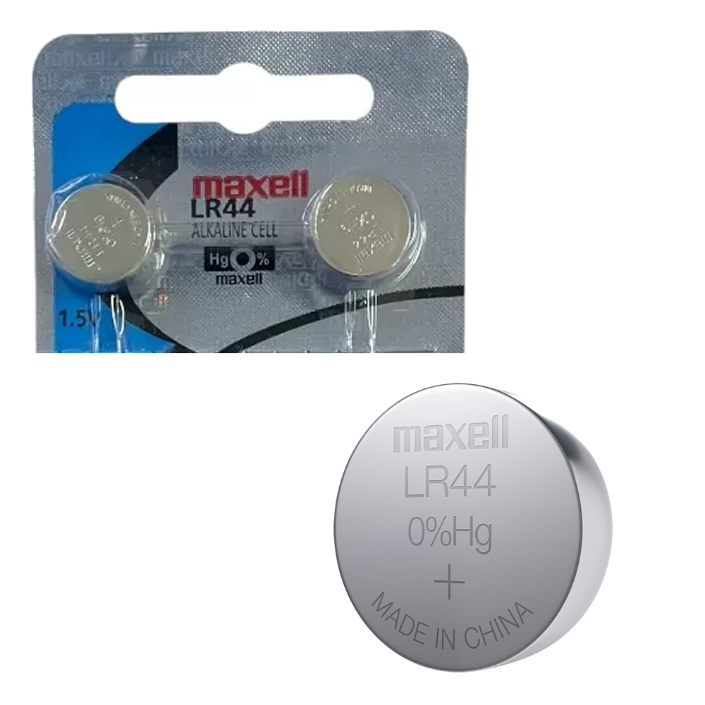Pila Boton Alcalina 1.5V LR44 MAXELL