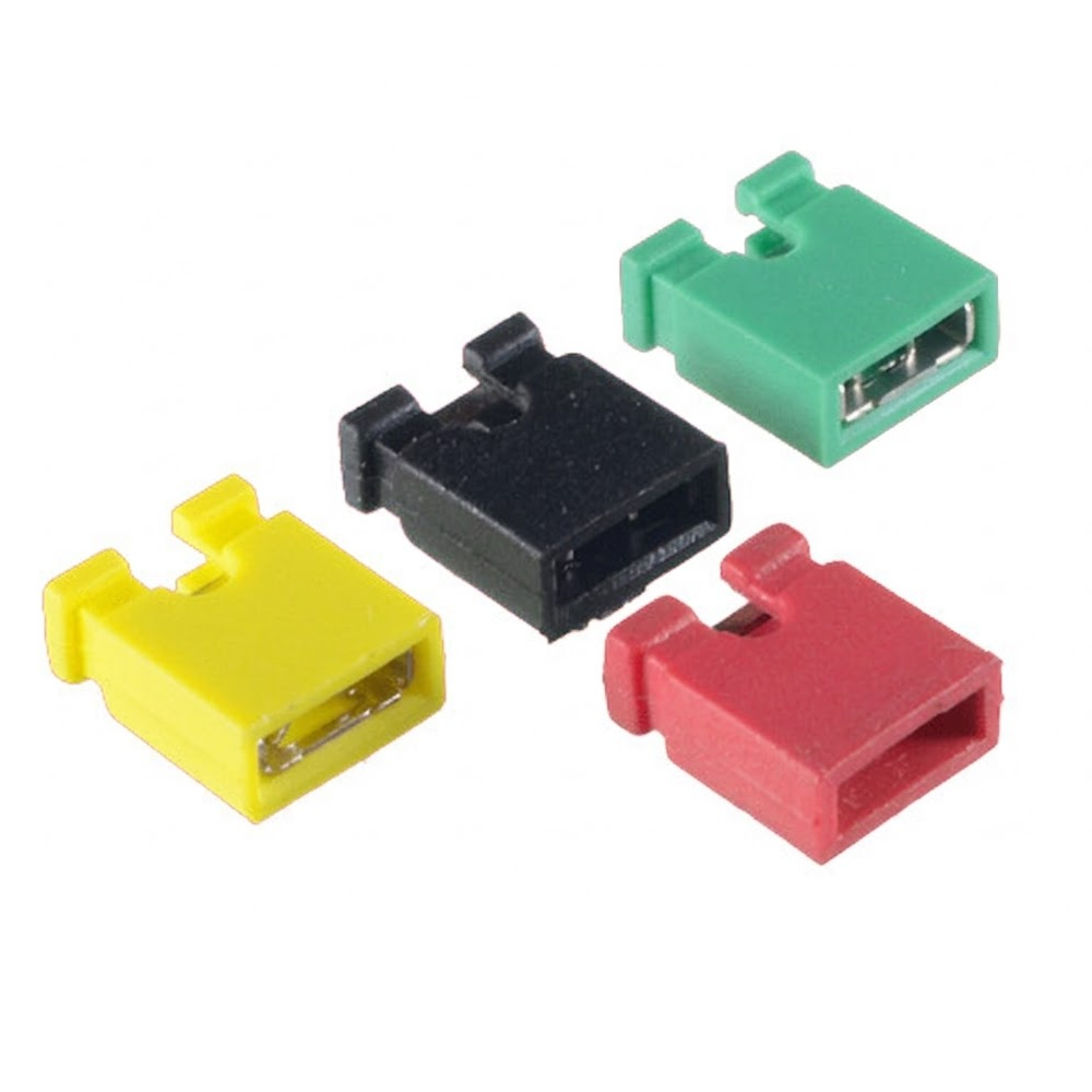 Jumpers de Colores para Conexión en Placas PCB