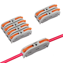 Conector de Conexion Rápida 1 a 1 (28–12 AWG) – Terminal de Empalme en Línea Aislados  