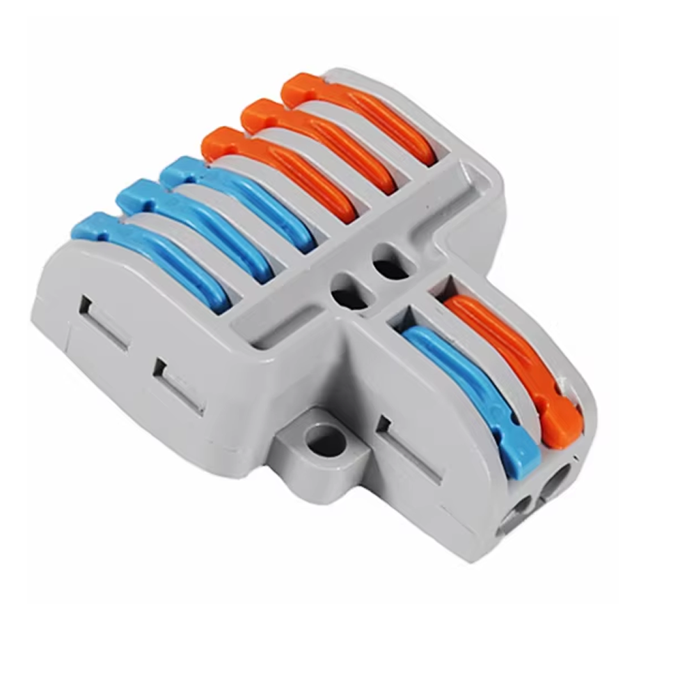 Conector de Conexion Rápida 2 a 6 (28–12 AWG) – Terminal de Empalme en Línea Aislados 