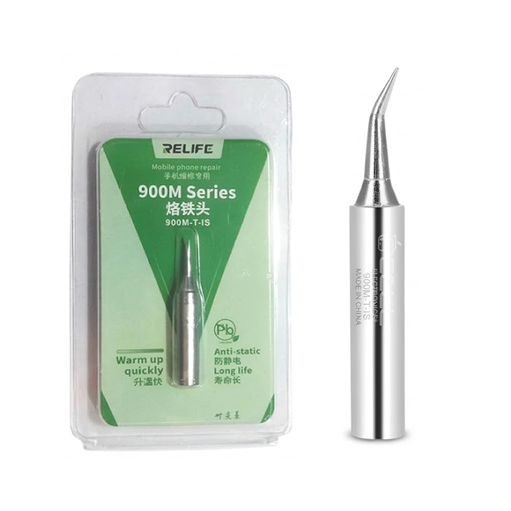 Punta de Cautin Relife 900M-T-IS Curva Tipo Aguja | Alta Precisión para Soldadura