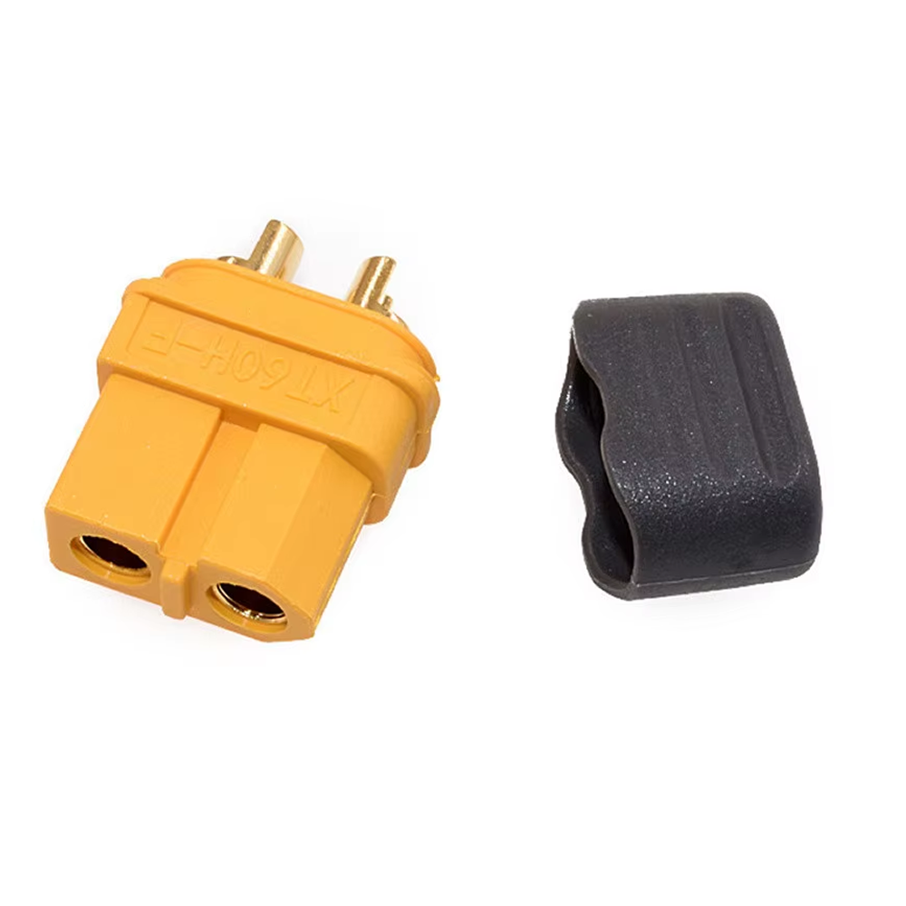 Conector XT60 Hembra con Capucha de Protección para Baterías LiPo RC, Drones FPV y Autos 