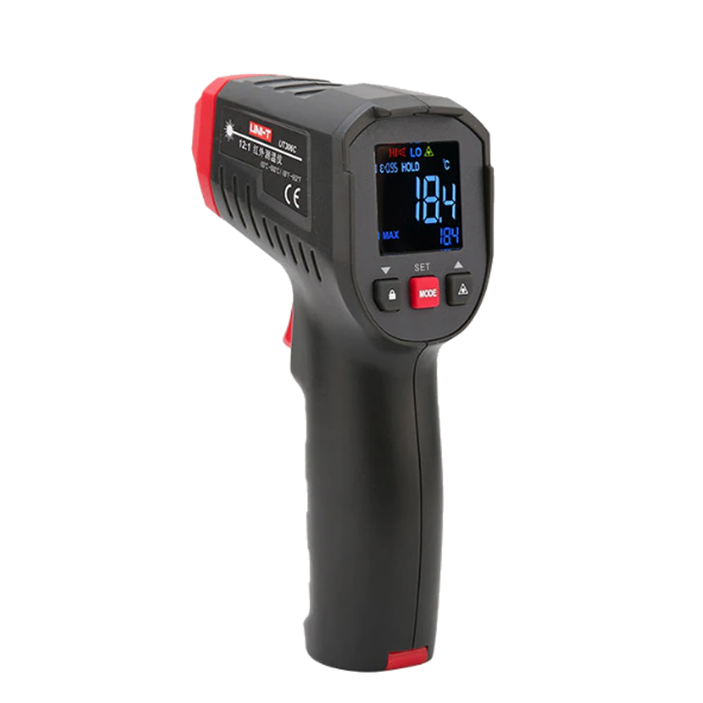 UT306C Pirometro Digital UNI-T Infrarrojo -50°C a 500°C Sin Contacto Láser