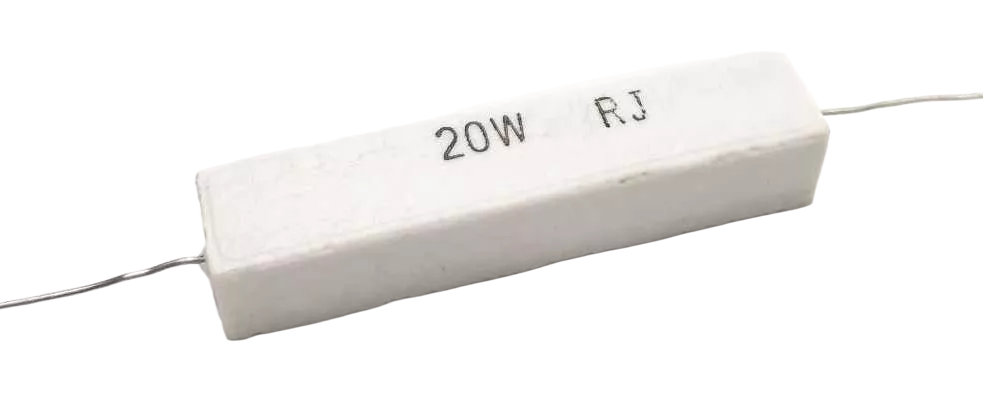 Resistencia  Bobinada de Alambre 20 Watt 5% 10 Ohm 