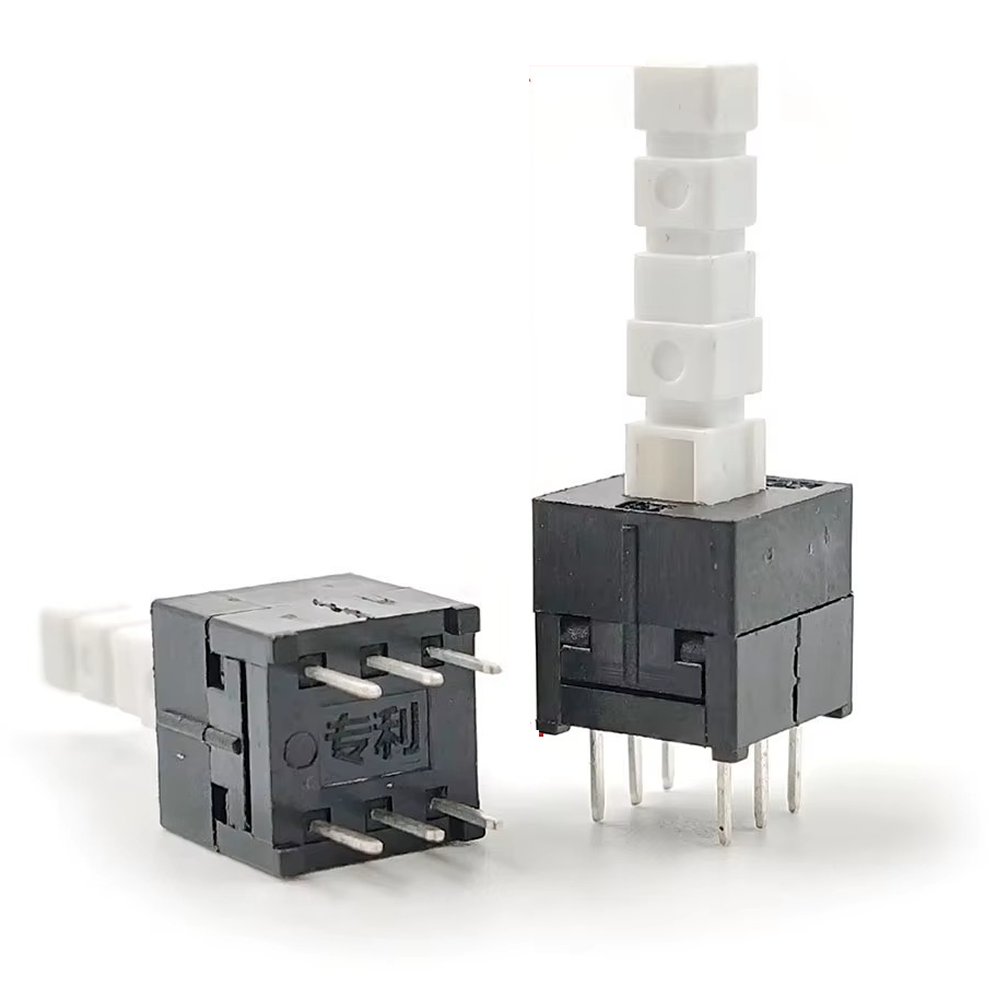 Interruptor Push Button 6 Pines 8x8mm Largo Tipo Switch Para PCB      