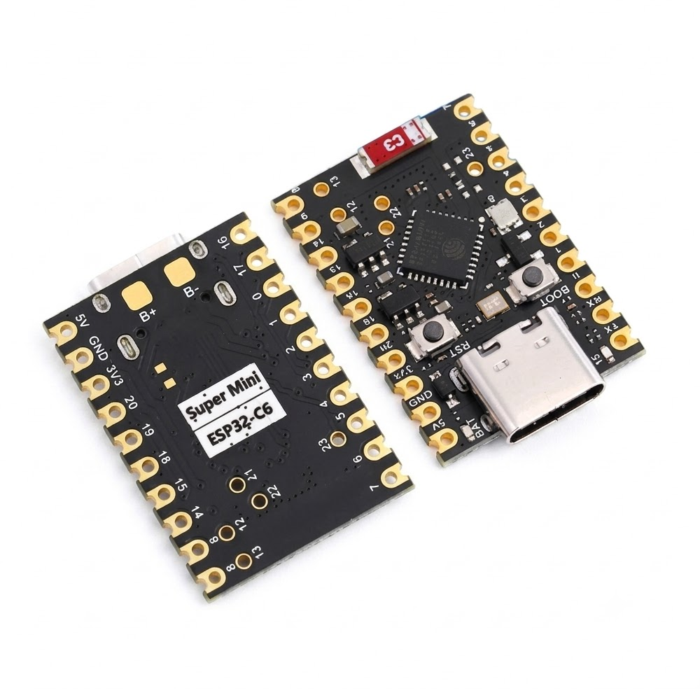 ESP32-C6 Placa de Desarrollo SuperMini WiFi V.6 Bluetooth V. 5.0