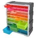 Organizador de 39 Gavetas Multicolor para Herramientas, BAUKER