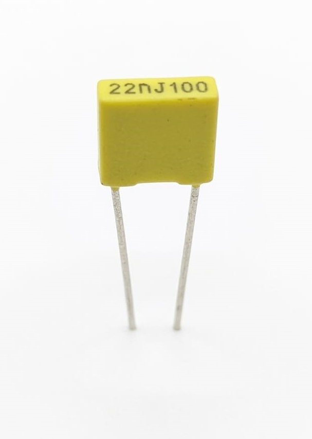 Condensador Poliester Metalizado 22nF 100 Volts 22nJ/100