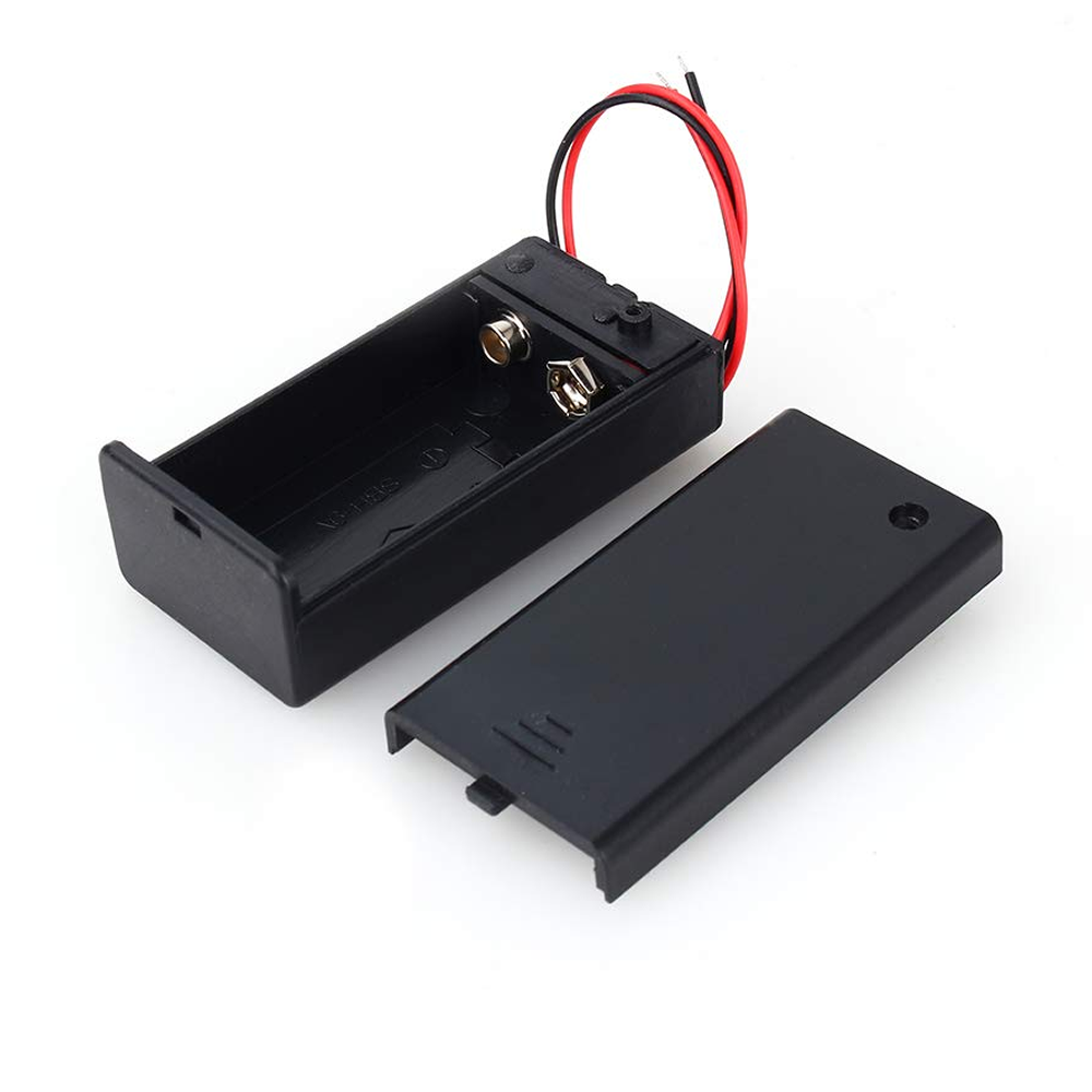 Porta Bateria 9V con Interruptor y Cable
