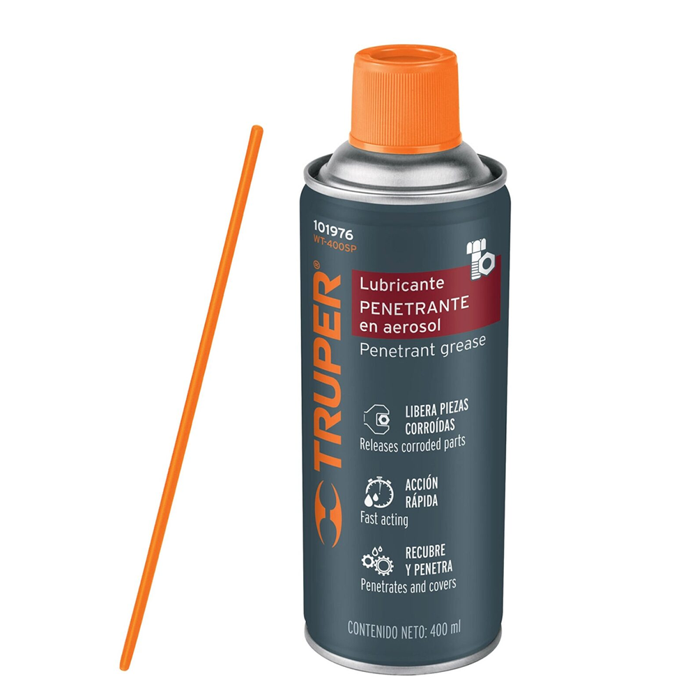 WT-400SP Lubricante Penetrante en Aerosol 400 ml, TRUPER 101976