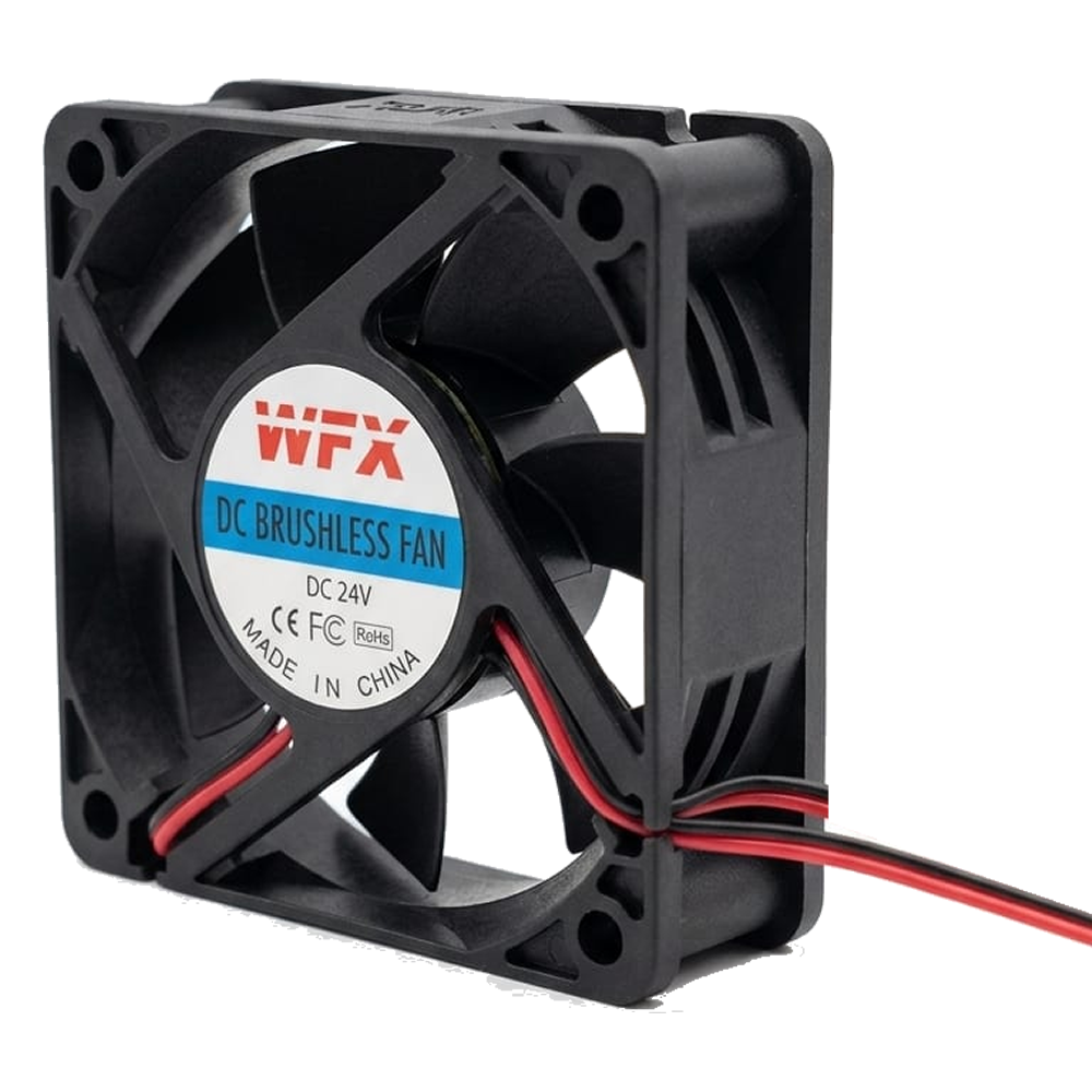 Ventilador Cooler 60x60x25mm 24V DC 2 Pines
