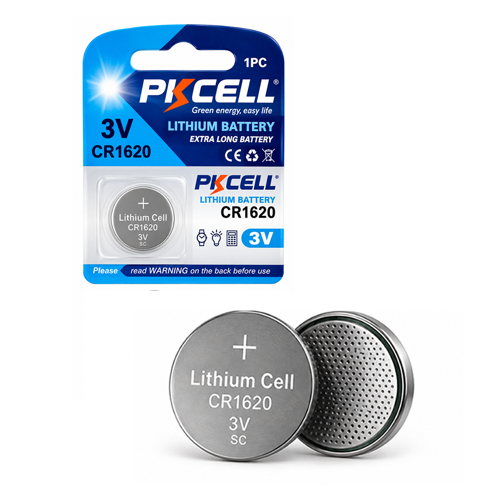 Batería de Litio Botón 3V. CR1620 PKCELL 