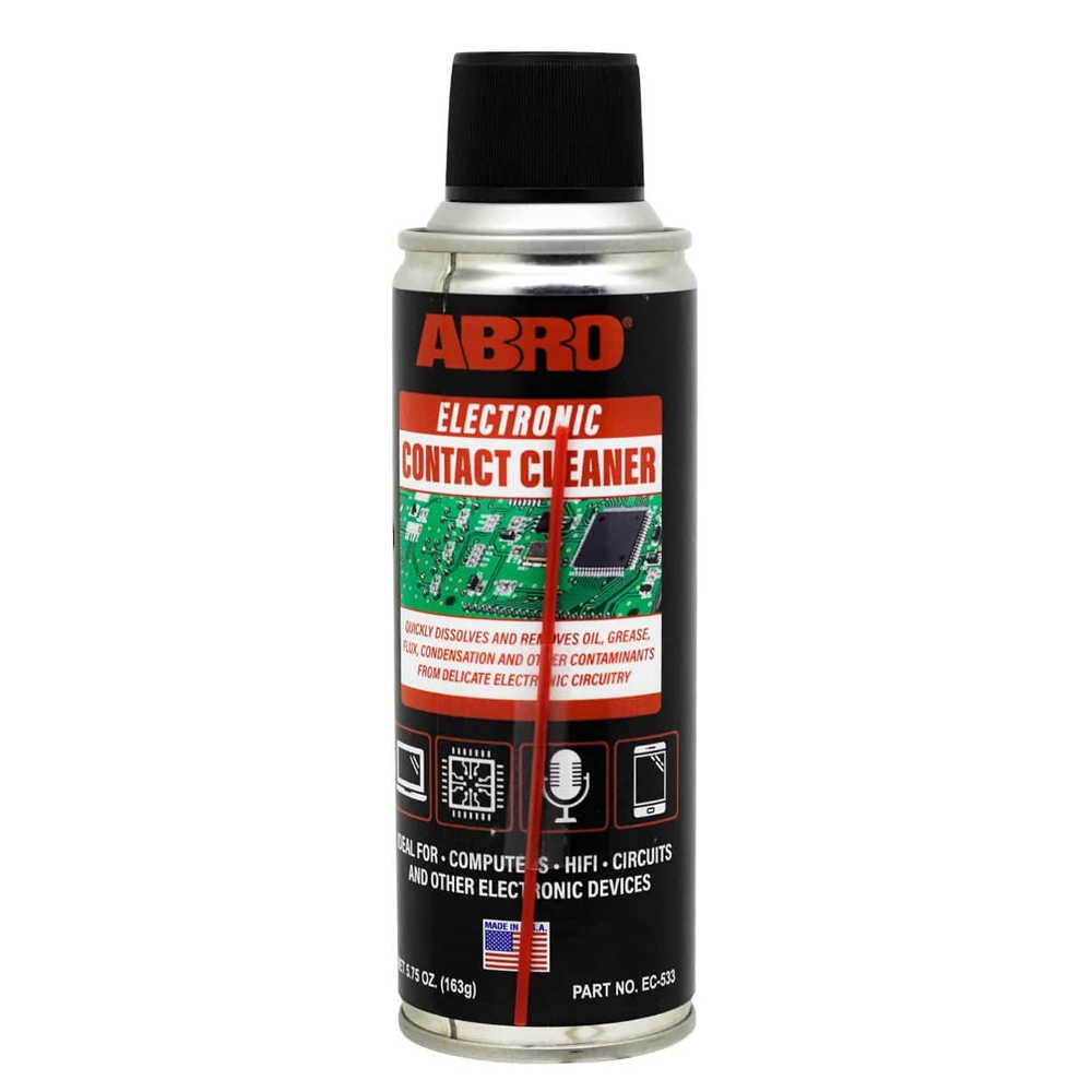 Limpia Contactos ABRO 5.75 Oz, Electronico y Electrico EC-833