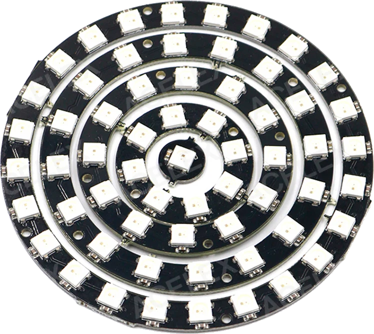 WS2812 Anillo de Luz RGB 5050 5V de 61 Led