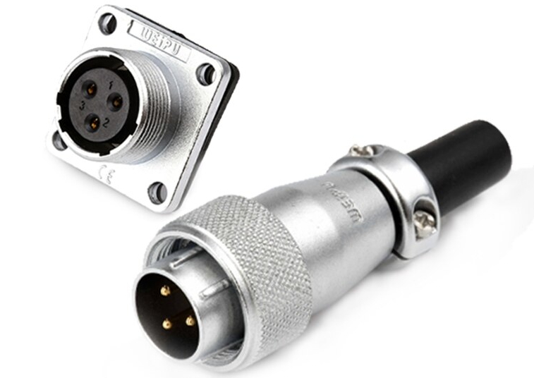 Plug de Aviacion WS16 Weipu, Conector de 3 Pines Set Macho y Hembra Protegido contra Conexion Inversa