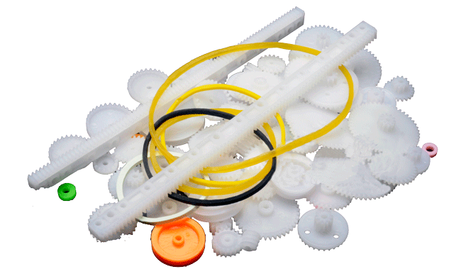 Juego de Engranajes Plásticos para Robótica Car Robot