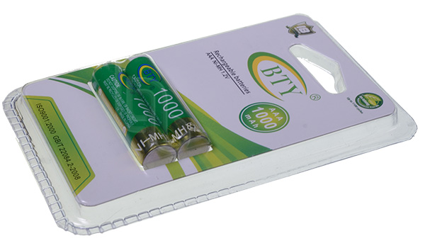 Bateria AAA de NI-MH 1.2V 1000mAH BTY Recargable