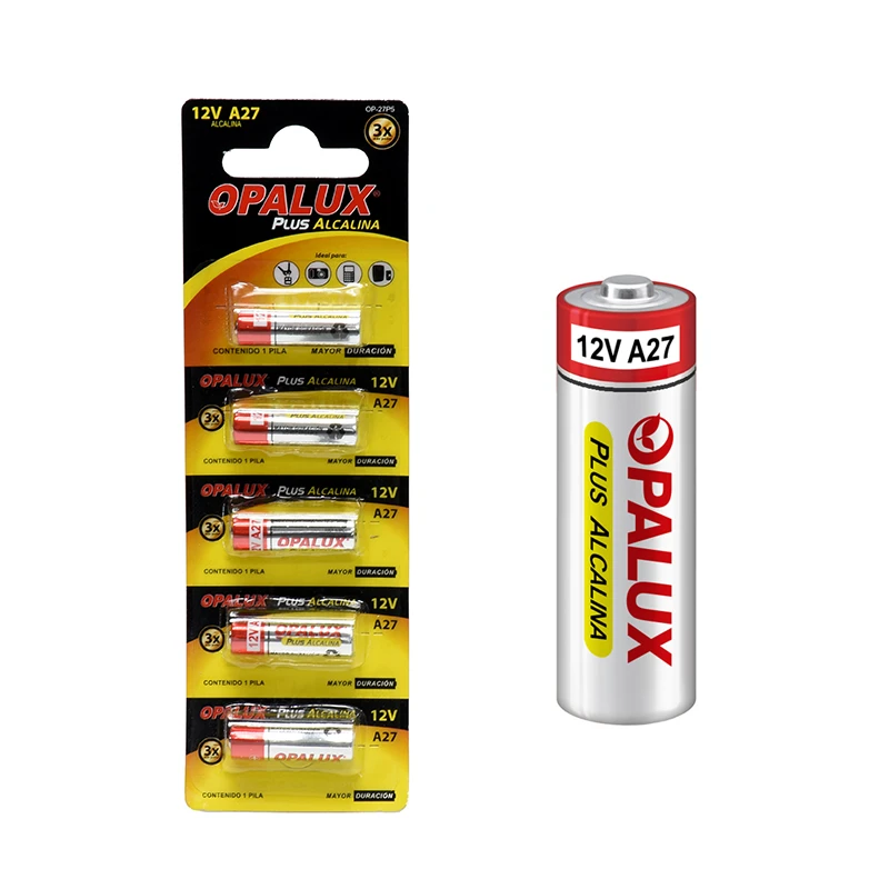 OP-27P5 Pila Alcalina 12V A27 OPALUX
