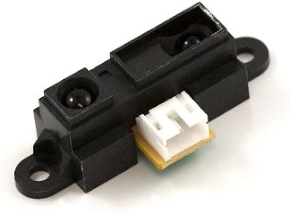 Sensor de Medición de Distancia Infrarrojo. Alcance: 10 a 80 cm. 
