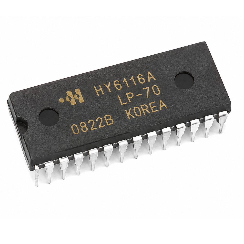 Memoria SRAM 16K 2Kx8 HY6116A LP-70 Hyundai DIP24